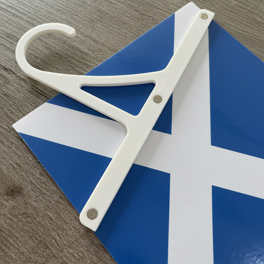 St. Andrew's Cross Flag Hanger